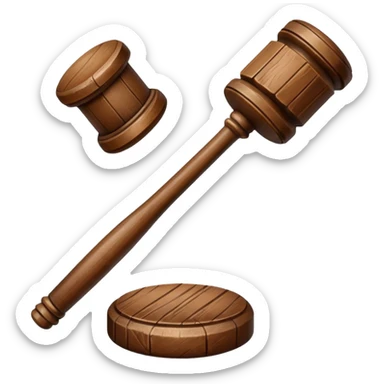 court hammer sticker