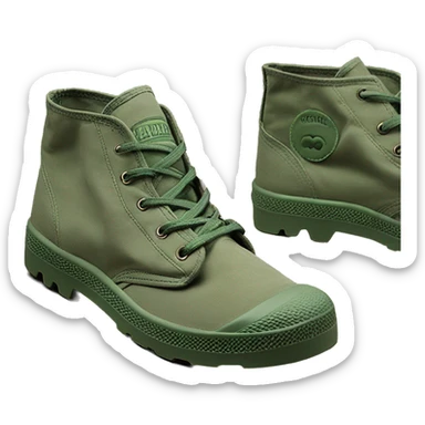 Original Palladium pampa Mens Low Green Low Low Low flat flat flat sticker