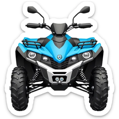 atv cf moto cforce 1000 a front sticker