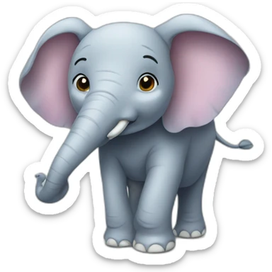Elefant sticker