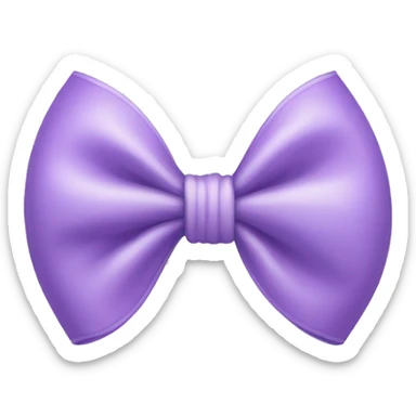 light purple bow sticker