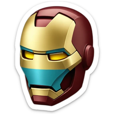 Ironman_with_mask kazakh_flag sticker