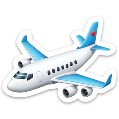 A plane flying that says I love you joleigh  sticker