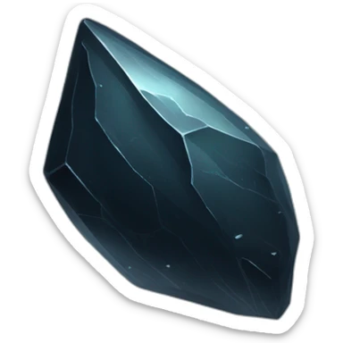 obsidian shard sticker