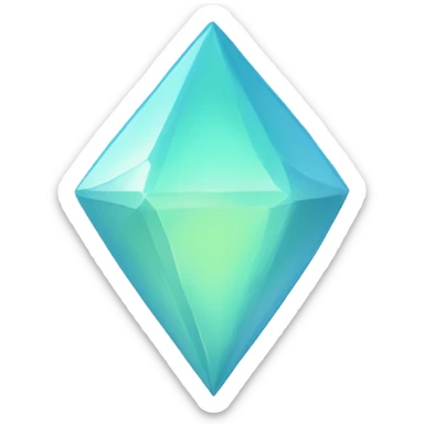 Pastel blue plumbob sims sticker