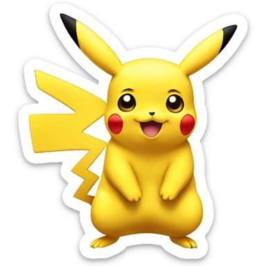 Pikachu Pikachu sticker
