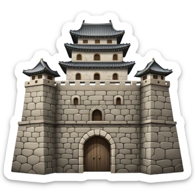South Korea 
Hwaseong Fortress Palace castle sticker