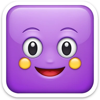 A purple management sticker sticker