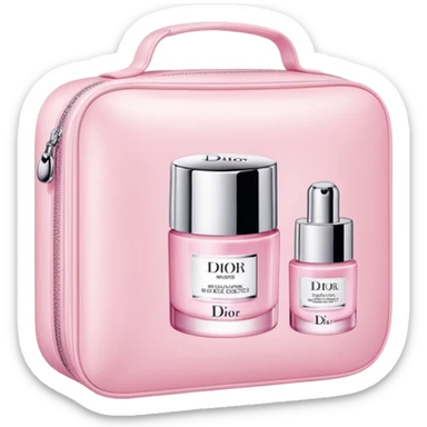 Dior skin care Kit pink best quality HD sticker