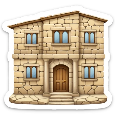 Palestinian old stone home sticker