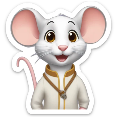 The rescuers mouse sticker