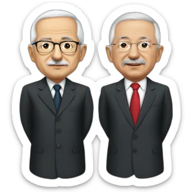 Kemal Kilicdaroglu against Tayyip Erdogan sticker