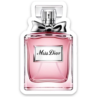 Miss dior perfume sticker