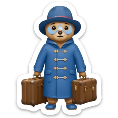 Paddington bear sticker