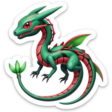 Meloetta-Rayquaza-Salandit-Pokémon-Fakémon-creature sticker