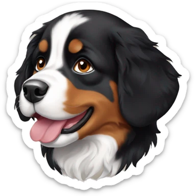 puppy bernese mountain dog sticker