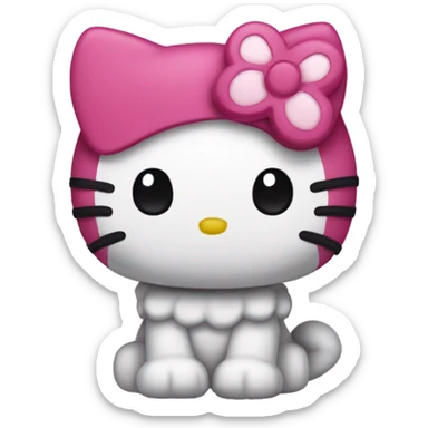 hello kitty  sticker