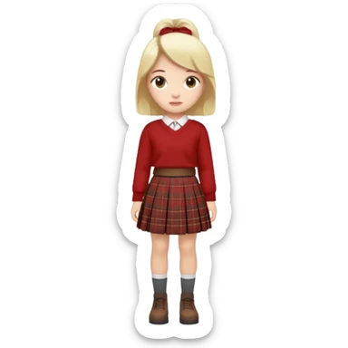 scotch skirt sticker