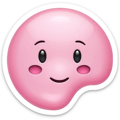 Esthétique objet rose pastel sticker