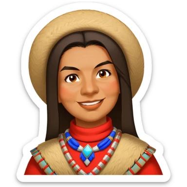 Person with chilen outfit sticker