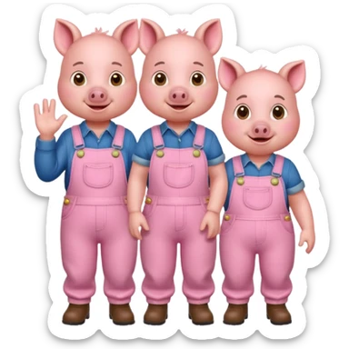 The Three Little Pigs sticker
