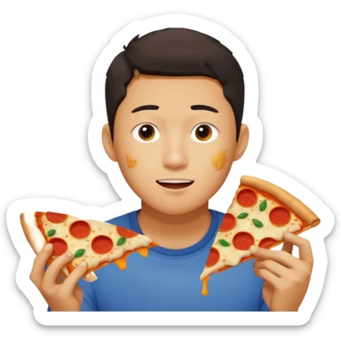 josh chen eating leftover sticker