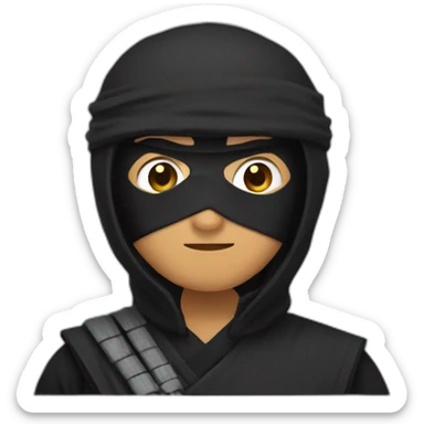 Tunisian ninja sticker
