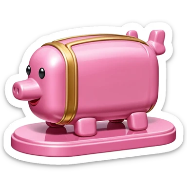  SPAM meat jeff koons style parisian sculpture arty landscape  sticker