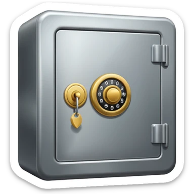 caja fuerte sticker