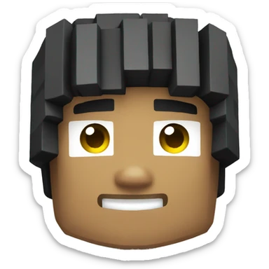 A minecraft player with swag sticker