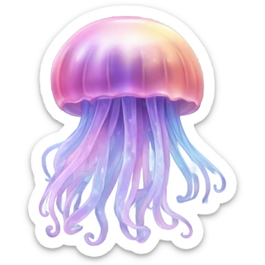 Aesthetic jellyfish  sticker
