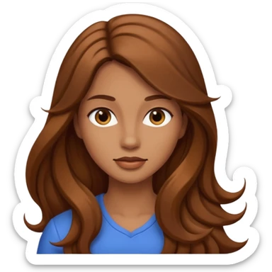 flipping hair emoji sticker