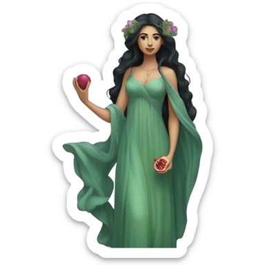 Greek goddess Persephone sticker
