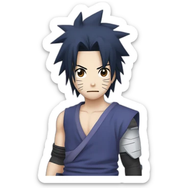 Sasuke Uchiha from "Naruto" sticker
