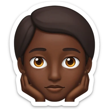 👨🏽 white skin sticker