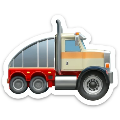 Car hauler 1800 wheeler Peterbilt old school sticker