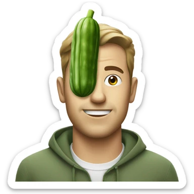 large dill pickle sticker