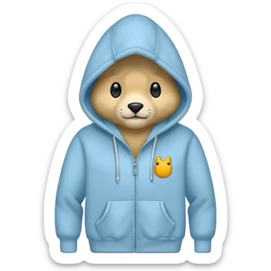 Animal Hoodie  sticker