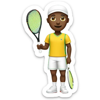 joueur de tennis  sticker