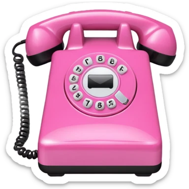 pink girly phone framed photo picture sticker