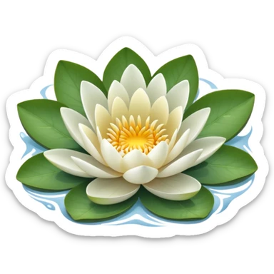 water liy sticker