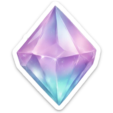 Pastel crystal  sticker