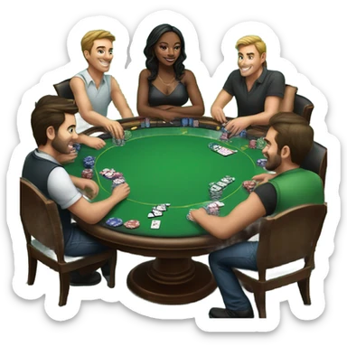 poker table sticker