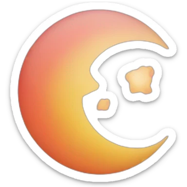 Moon lesbian flag sticker