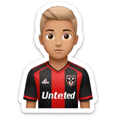 A youth soccer player for DC united sticker