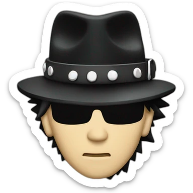 Logo of the punk rock band The Clash sticker