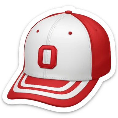 striped Baseball Cap sticker