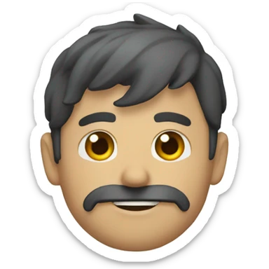 Persona haciendo una peineta sticker