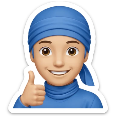 Persona de color con el pulgar arriba y que tengo un taper boricua y más maliante sticker