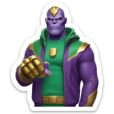 Thanos from squid games season 2 sticker